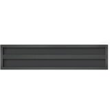  Zidne police 2 kom 100x23,5 cm crne nehrđajući čelik | shoptok.hr