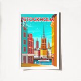 Wallity Poster Stockholm-2014, 50x70 cm | Eponuda.ba