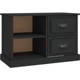 Maison Chic TV omarica - TV enota - Televizijska omarica črna 73x35,5x47,5 cm inženirski les, (21699422) Cene