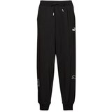 Puma Spodnji deli trenirke POWER COLORBLOCK HIGY WAIST Črna Cene