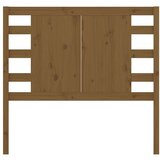  Uzglavlje smeđa boja meda 96 x 4 x 100 cm od masivne borovine | shoptok.hr