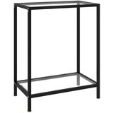  Konzolna mizica prozorna 60x35x75 cm kaljeno steklo, (20818218) | Shoptok.si