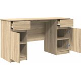  Stol s ladicama sonoma hrast 140 x 49 x 76 cm Konstruirano drvo | shoptok.hr