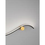 Nova Luce Mat crna LED zidna lampa aluminijska Kima – | shoptok.hr