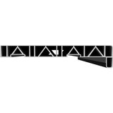  Prozorska klupčica Crna s drvenom teksturom 160 x 20 x 4,5 cm | shoptok.hr