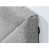 Bobochic Paris Svetlo siva oblazinjena zakonska postelja z letvenim dnom 140x190 cm Romane – | Shoptok.si