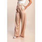 Fenzy Hlače V Imitaciji Satena, Roza | Shoptok.si