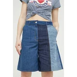 Love Moschino Traper kratke hlače za žene, s uzorkom, visoki struk