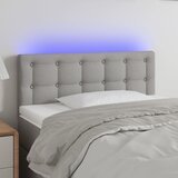  LED uzglavlje svjetlosivo 80 x 5 x 78/88 cm od tkanine | shoptok.hr