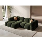 Cosmopolitan Design Zelena baršunasti kutna garnitura (s lijevim kutom/s ležaljkom) Loretto – | shoptok.hr