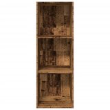  Regal za knjige boja starog drva 40x30x114 cm konstruirano drvo | shoptok.hr