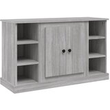 Maison Chic Komoda - Predalnik siva sonoma 100x35,5x60 cm inženirski les, (21716587) | Shoptok.si
