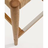 Kave Home Barski stol iz masivnega hrasta v naravni barvi (višina sedeža 65 cm) Analy – | Shoptok.si