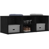  Klupa za cipele Crni hrast 102 x 35 x 35 cm Konstruirano drvo | shoptok.hr