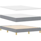  s opruga kutije Svijetlo siva 160 x 200 cm tkanina | shoptok.hr