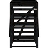  Spremište za kantu za smeće crno 84x90x128,5 cm od borovine | shoptok.hr
