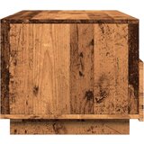vidaXL Stolić za kavu s LED svjetlima boja starog drva 90x49x40 cm | shoptok.hr