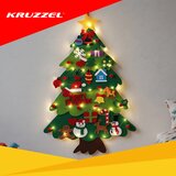  Božićno drvce - Filc, 26 ukrasa + LED lampice | shoptok.hr