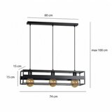 Vesta 419 VISILICA 3*E27 CRNA | ePonuda.com