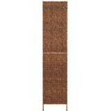 Sobna pregrada s 5 panela smeđa 205 x 180 cm od vodenog zumbula | shoptok.hr