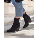 Resti Eko-suede women's boots on a stiletto heel Gris | shoptok.hr