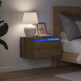  Wall-mounted noćni ormarić Umjetnički hrast 50 x 36 x 30 cm | shoptok.hr