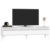 Hanah home tv polica defne white silver