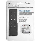 Smartled dimer regulator za led halogene i obične sijalice set daljinski i risiver 220V triac R1+S1 crni Cene