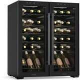 Klarstein Shiraz Weinkühlschrank | 2 Kühlzonen | LED-Beleuchtung | Touch-Control | freistehend Cijene
