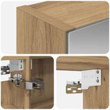  Kopalniška ogledalna omara s polico Oreh 40 x 10,5 x 60,5 cm, (5000233311) | Shoptok.si