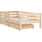  Okvir za dječji krevet s ladicama 70x140 cm od masivne borovine | shoptok.hr