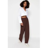 TRENDYOLMILLA ženske pantalone Twoss23Pl00129, smeđa | Eponuda.com