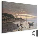  Slika - Claude Monet – Hauling a Boat Ashore Honfleur 60x40 Akustična | shoptok.hr