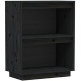  Konzolni ormarić crni 60 x 34 x 75 cm od masivne borovine | Shoptok.si
