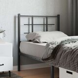  Kovinsko posteljno vzglavje črno 75 cm, (21142891) Cene
