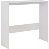 vidaXL Barski stol s 2 stolne ploče bijeli 130 x 40 x 120 cm | shoptok.hr