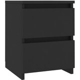 The Living Store Nočna omarica črna 30x30x40 cm iverna plošča - Omarica Za Ob Posteljo, (21421083) | Shoptok.si
