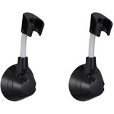 INF 2-Pack Universal No-Drilling Shower Head Holder - 360° Rotatable Bracket Black, (5000158287) | Shoptok.si