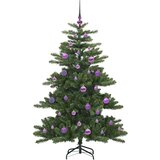 vidaXL Umjetno božićno drvce s nogom with LEDs s stalakom 150cm PVC | shoptok.hr