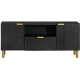 TV ormarić crni 105 x 33 x 46 cm konstruirano drvo | Eponuda.com