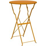 Bistro Stol Gorušica Ø 50 x 71 cm Čelik s prahom | shoptok.hr