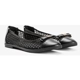 Gemre Black Lace Ballerinas Kaley | shoptok.hr