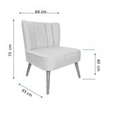 Atelier Del Sofa fotelja moon river orange