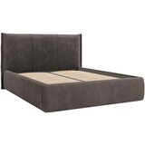 MID.YOU OBLAZINJENA POSTELJA 140 cm x 200 cm , les, tekstil, leseni material rjava | Shoptok.si