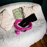  Set hula hoop hhw12 ljubičast s utegom hms + podrška za struk br163 crni plus veličina | shoptok.hr