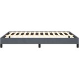  Okvir kreveta bez madraca tamno sivi 137x190 cm puni baršun | shoptok.hr