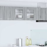  Viseći ormarić Siva Sonoma i bijela 80 x 31 x 40 cm | shoptok.hr