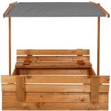  SB-120RSET drveni pješčanik 120 x 120 cm s krovom, impregniran | shoptok.hr