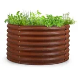 Rust Grow, povišeni cvjetnjak, vrtni cvjetnjak, pocinčani čelik, hrđava završna obrada
