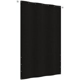vidaXL Balkonski zastor crni 140 x 240 cm od tkanine Oxford Cijene